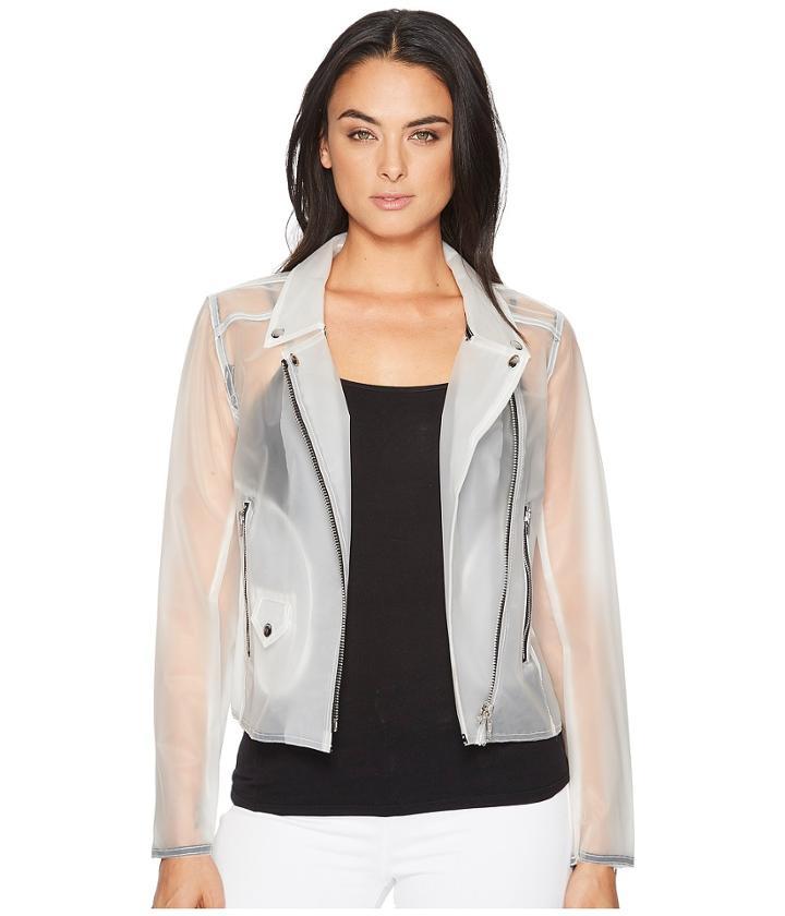 Blank Nyc - Frosted Plastic Moto In Frosted White