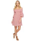J.o.a. - Smocked Off The Shoulder Dress With Bell Sleeves