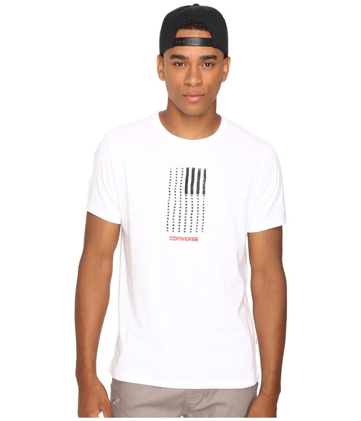 Converse - Black White Flag Short Sleeve Tee