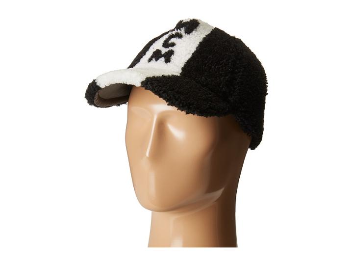 Mcm - Stark Shearling Stripe Cap