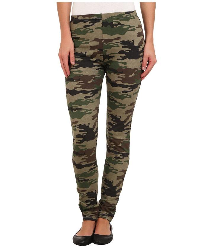 Plush Fleece-lined Camo Legging