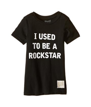 The Original Retro Brand Kids - I Used To Be A Rockstar Short Sleeve Tee