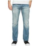Buffalo David Bitton - Six Slim Straight Leg Jeans In Light Medium Wash