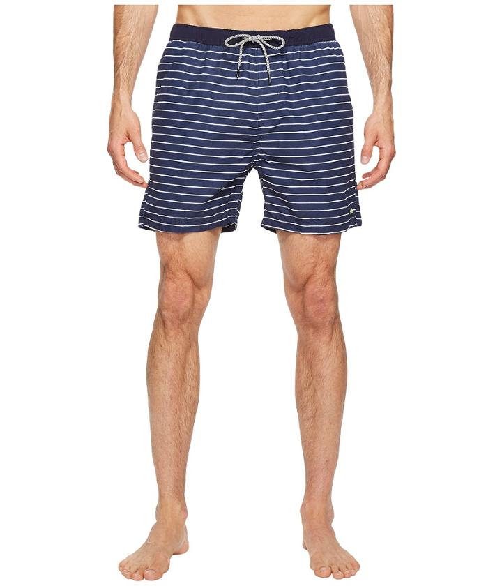 Scotch &amp; Soda - Medium Length Colorful Swim Shorts In Cotton/nylon Quality