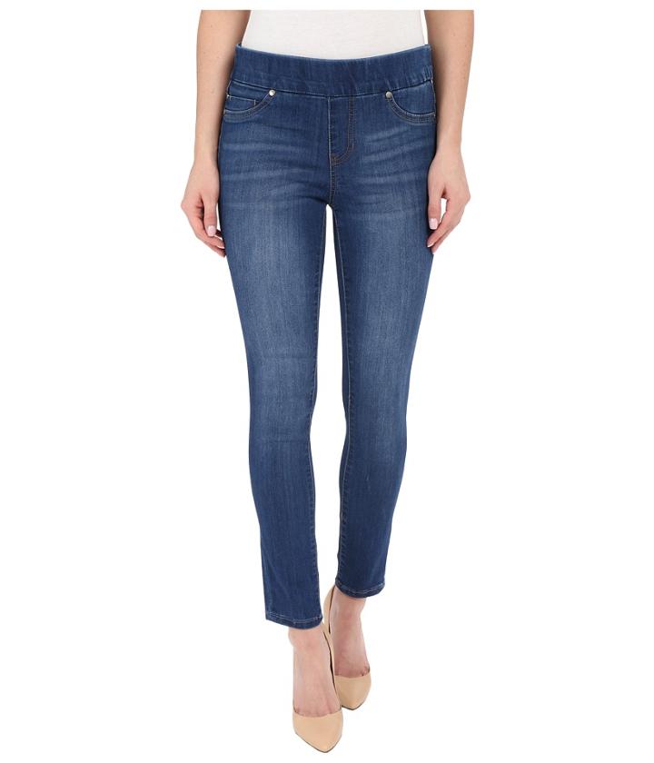 Liverpool - Sienna Pull-on Silky Soft Denim Ankle Jeans In Lanier Mid Blue