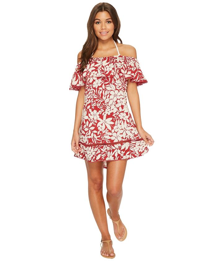 Red Carter - Shanghai Off The Shoulder Dress Cover-up