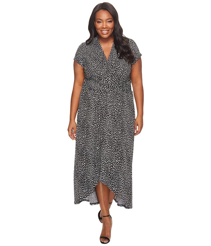 Michael Michael Kors - Plus Size Cheetah Wrap Dress