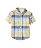 Ralph Lauren Baby - Yarn-dyed Madras Short Sleeve Button Down Top