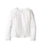 C&amp;c California Kids - Ruffle Trim Top W/ Foil Dot Print