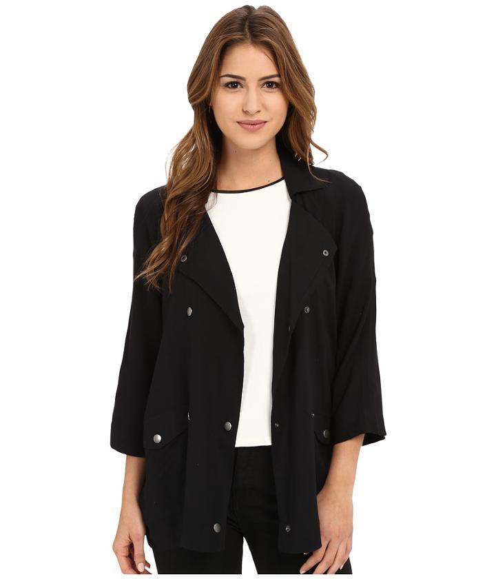 Jack By Bb Dakota - Mildred Rayon Challi Snap Front Jacket