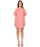 Kate Spade New York - Cold Shoulder Crepe Dress