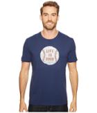 Life Is Good - Vintage Baseball Smooth Tee