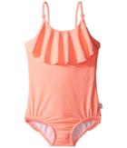 Seafolly Kids - Wild Poppy Spot Ruffle Tank One-piece