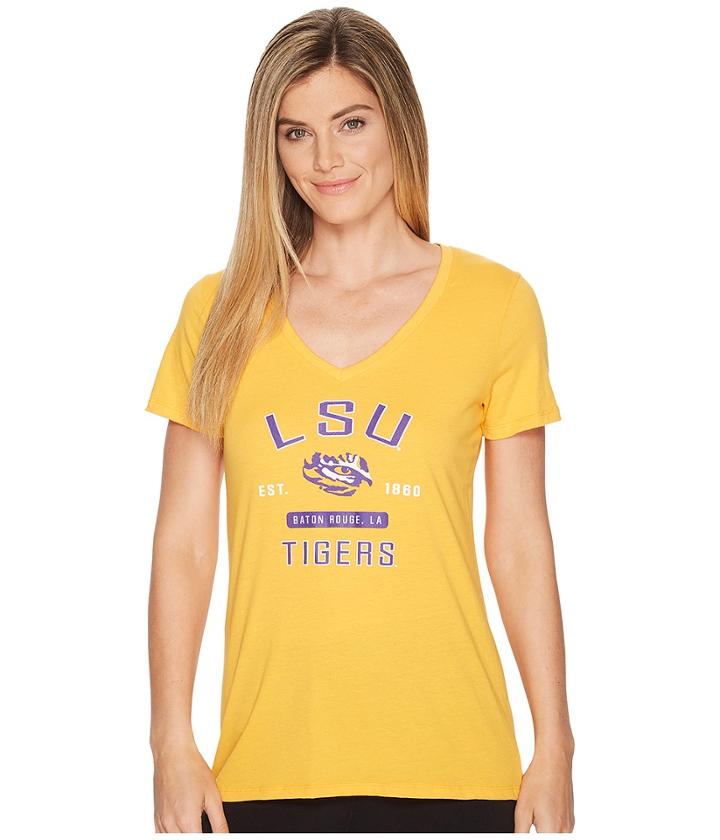 Champion College - Lsu Tigers University V-neck Tee