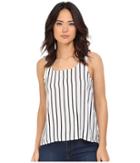 Jack By Bb Dakota - Eddy Stripe Printed Rayon Challi Crossback Tank