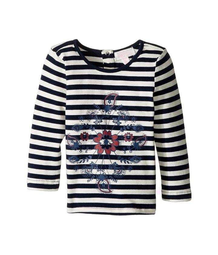 Pumpkin Patch Kids - Printed Stripe Top