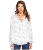 Nydj - Clipped Jacquard Soft Blouse