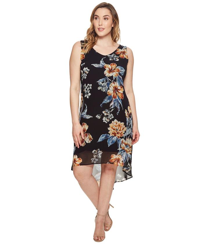Karen Kane Plus - Plus Size High-low Hem Dress