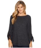B Collection By Bobeau - Jessa Tie Sleeve Cozy Top