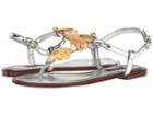 Dolce &amp; Gabbana - Metallic Thong Sandal With Seashell Jewels
