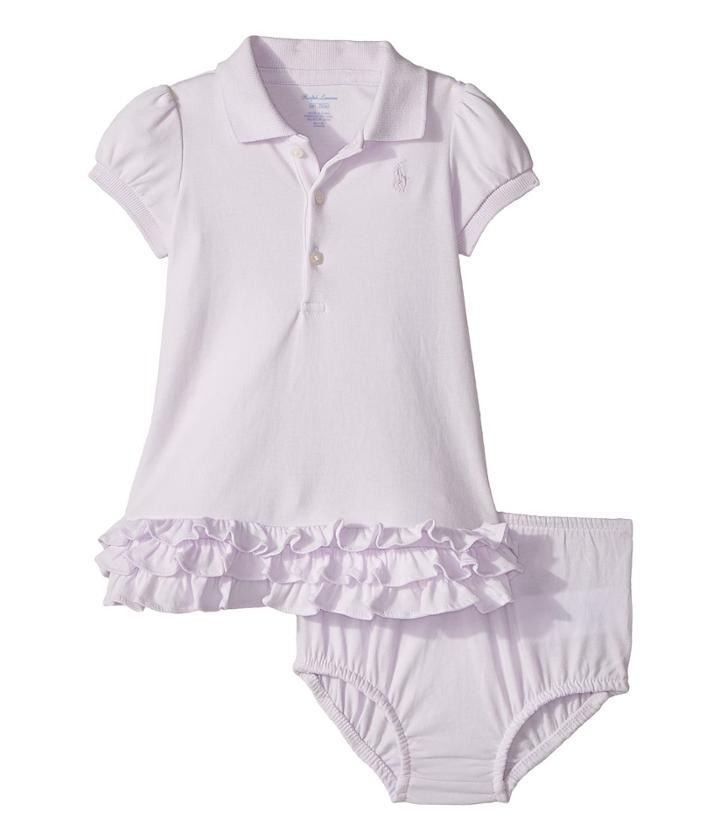 Ralph Lauren Baby - Ruffled Cotton Polo Dress