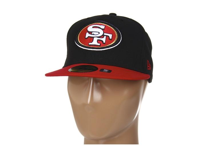 New Era - San Francisco 49ers Nfl(r) Black Team 59fifty(r)