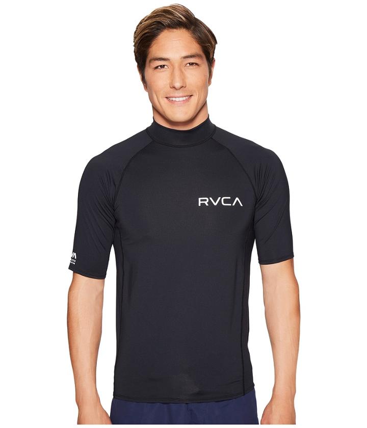 Rvca - Solid Short Sleeve Rashguard