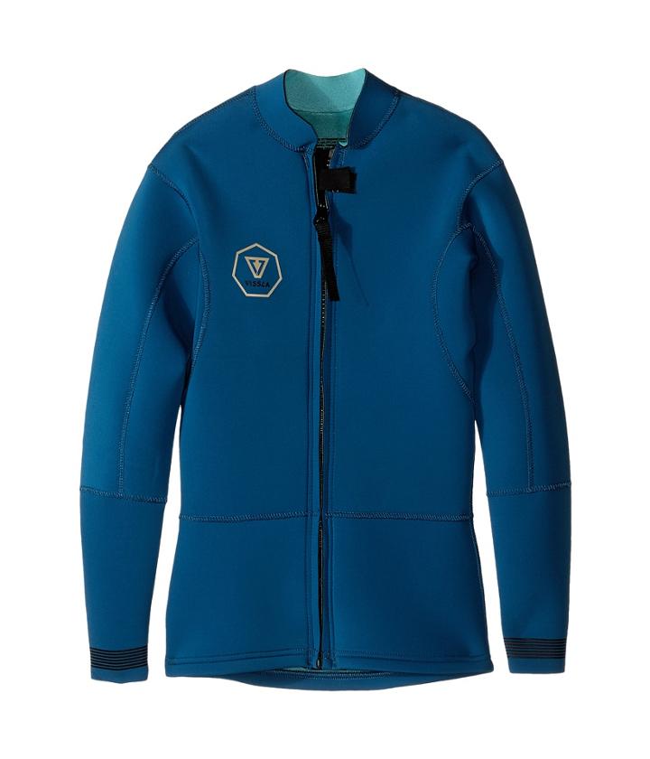 Vissla Kids - Front Zip Jacket 2mm Super Stretch Neoprene Rashguard