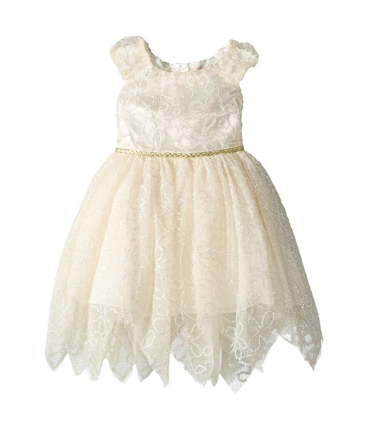 Nanette Lepore Kids - Novelty Shimmer Soutache Lace Dress