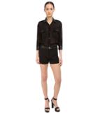 Philipp Plein - You Are Here Sheer Romper