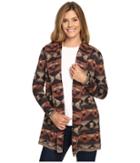 Woolrich - Dew Berry Hooded Fairisle Cardigan Ii