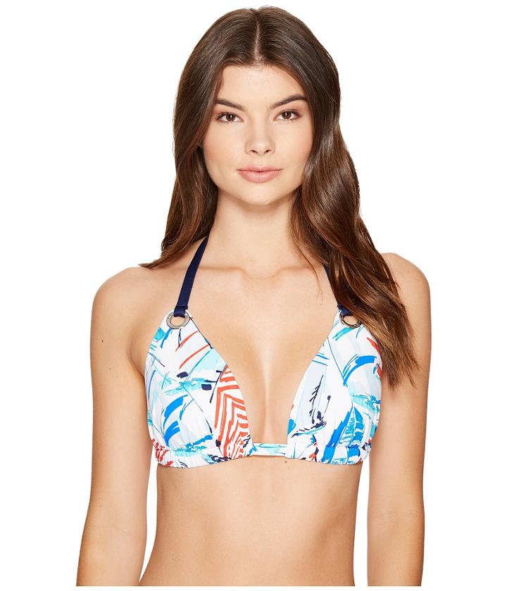 Lauren Ralph Lauren - Yacht Club Stripe Halter Bra
