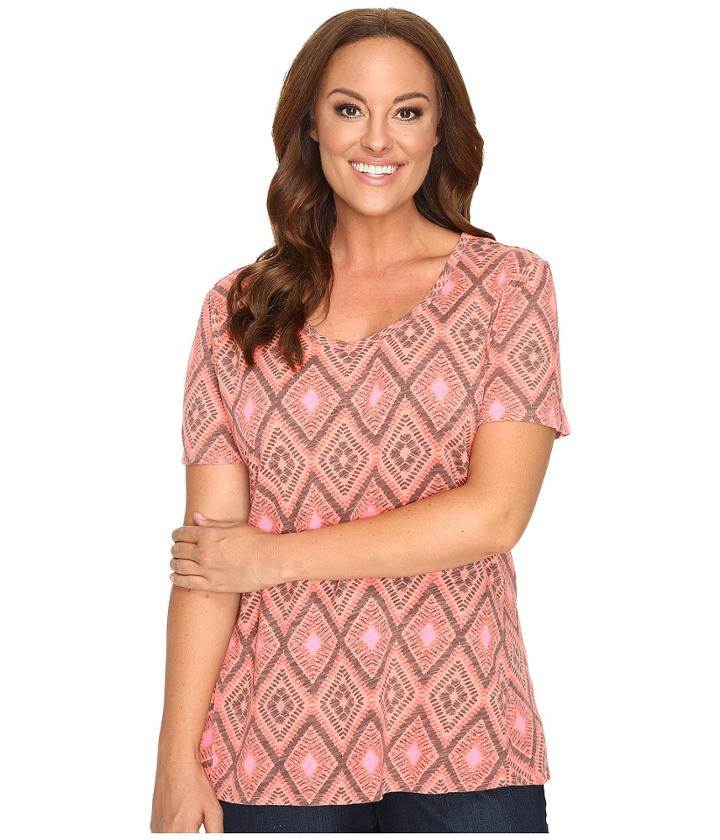 Fresh Produce - Plus Size Diamonds Luna Top