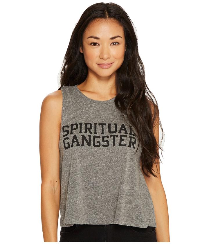 Spiritual Gangster - Sg Varsity Crop Tank Top