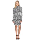 Michael Michael Kors - Floral Bell Sleeve Long Sleeve Dress