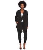The Kooples - Sport Vintage Cupro Drape Front Cardigan