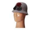 Scala - Wool Felt Cloche With Assorted Flowers