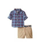Ralph Lauren Baby - Yarn-dyed Madras Plaid Short Set