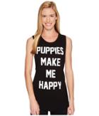 Puppies Make Me Happy - Title Tee - Sleeveless