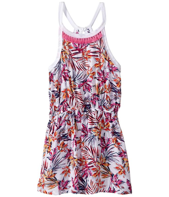 Splendid Littles - All Over Print With Fringe Trim Dress