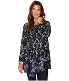 Nally &amp; Millie - Tree Print Asymmetric Tunic