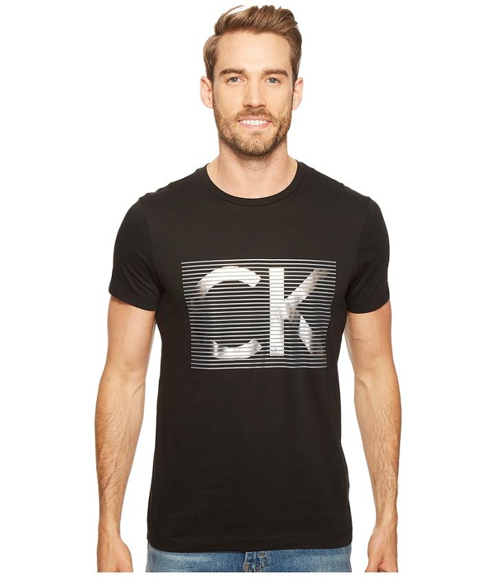 Calvin Klein - Illusion Ck Logo Crew Neck T-shirt