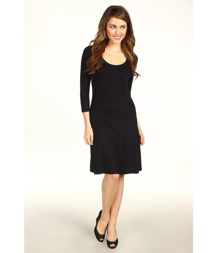 Karen Kane 3/4 Sleeve A-line Dress