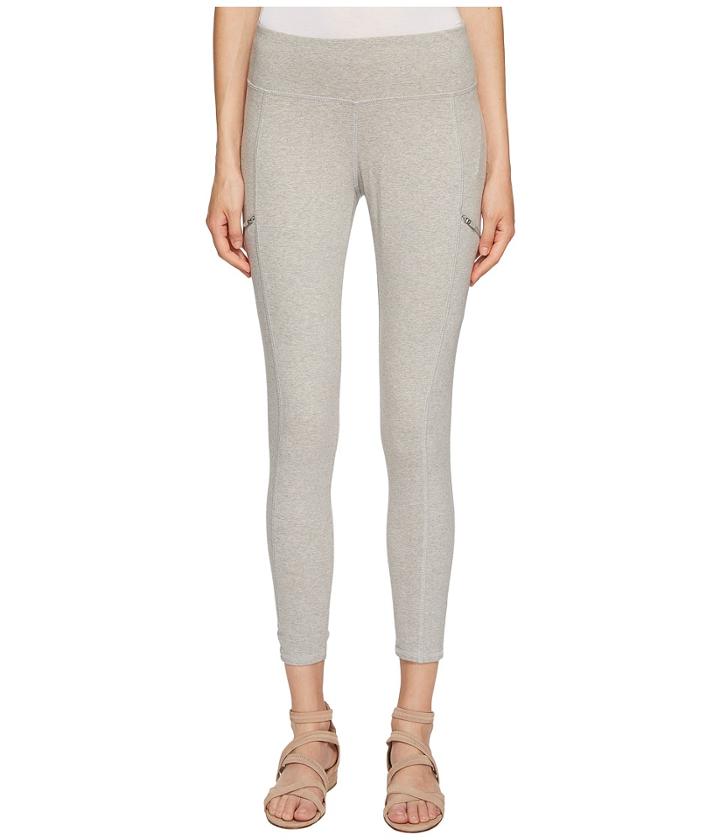 Eileen Fisher - Heathered Organic Cotton Jersey Leggings
