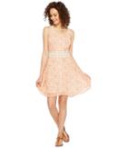 Roper - 1132 Vine Prt Poly Chiffon Tank Dress