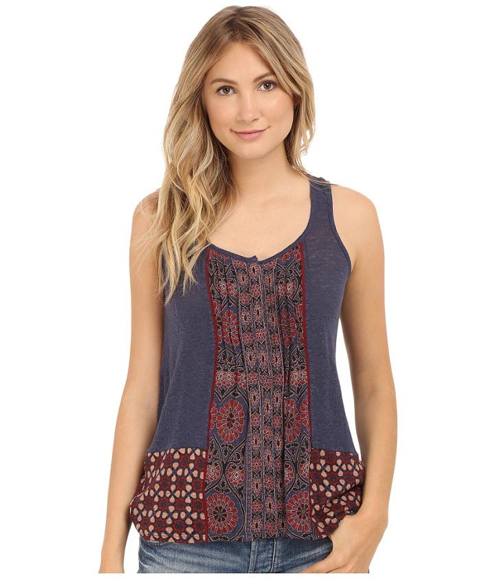 Lucky Brand - Mixed Print Tank Top