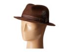 Stacy Adams - Pinched Fedora With Stitched Band
