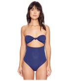 Mara Hoffman - Solid Knit Front Bandeau One-piece