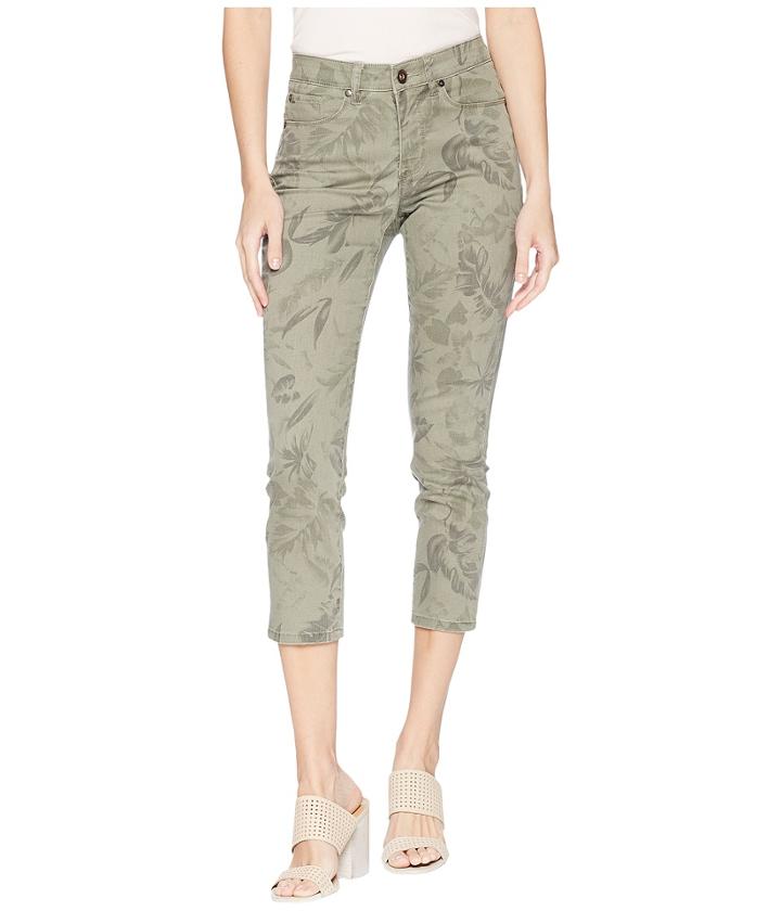 Tribal - Printed Stretch Twill 25 Five-pocket Capris