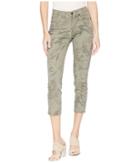 Tribal - Printed Stretch Twill 25 Five-pocket Capris